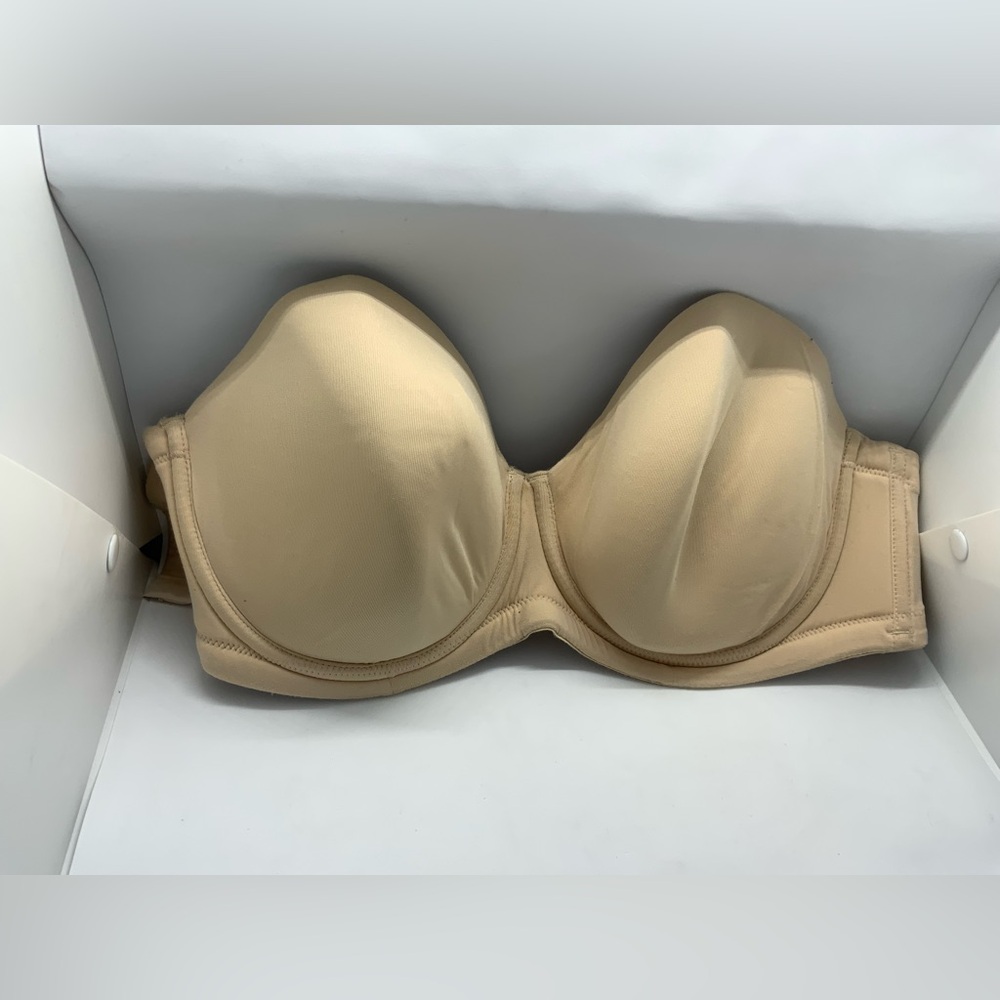 Wacoal Red Carpet Full Figure Underwire Strapless Bra 854119, Up To I Cup - Picture 5 of 9